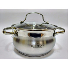 BOHMANN Кастрюля 3.6л. с крышкой 20 cm. - BH 5114-20