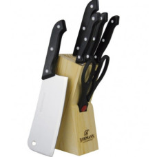 BOHMANN Набор ножей кухонных 7pcs. - BH 5127 BK