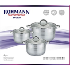 BOHMANN Набор посуды 6 предметов BH 0620