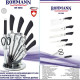BOHMANN  Набор кухонных ножей 8 предметов - BH 5066
