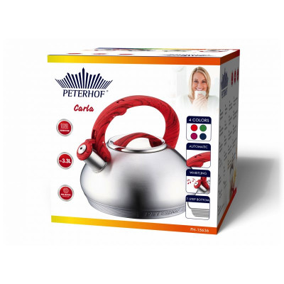 PETERHOF Чайник свисток 3,3 Liter  PH15636