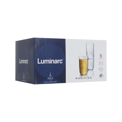 Склянка набір 6Х320 мл. LUMINARC MAGICIEN  -  L3499