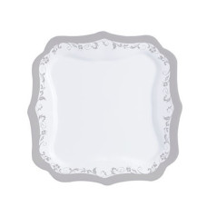 Luminarc Authentic Silver Тарелка десертная 20,5см H8382
