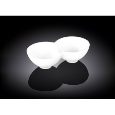 Wilmax Менажница 2 секции д-закусок 18x9,5x5см. WL-992600