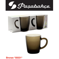 Кружка для чаю набір 2Х350мл.  Basic Bronze PASABAHCE - 55531-2BR