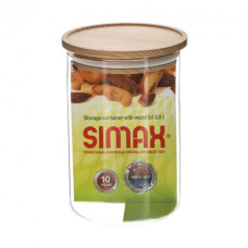 Ємність з-дер.кришкою 9.6Х9.5см. 0.5л. Color SIMAX - s5162/LW