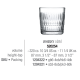 Склянки для віскі набір 6 штук 300 мл. Rain Pasabahce - 520254