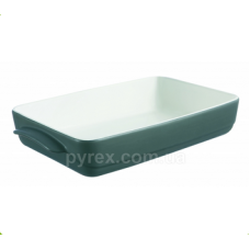 Форма с/к PYREX WAVE Grey Mat /33*23 см прямоуг