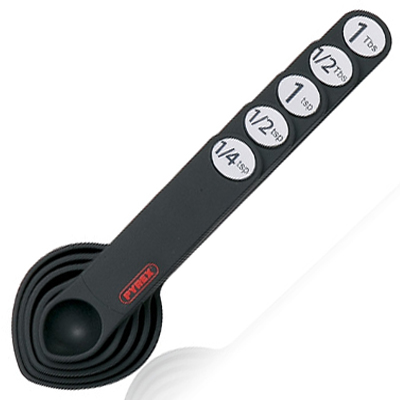 Набір 5 мірних ложек + 240С PYREX FLEXI TOUCH  - 3426470020565