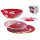 Luminarc Red Orchis Сервіз столовий-19пр G0663