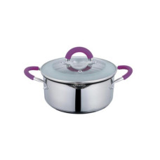 Lessner Kew garden  Каструля с крышкой цедило 24см 5,1л 55114-24 V