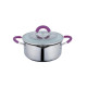 Lessner Kew garden  Каструля с крышкой цедило 24см 5,1л 55114-24 V
