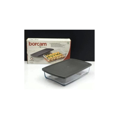 Форма жароміцна з кришкою 1,32л. 26Х15см. BORCAM Pasabahce - 59864g
