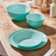 Тарілка обідня 25 см.  DIWALI LIGHT TURQUOISE LUMINARC - P2611