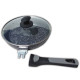 PETERHOF GRANITE Сковородка съёмная ручка с крыш. 24 см. - PH25376-24