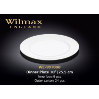 Wilmax Тарілка обідня кругла 25,5см WL-991008