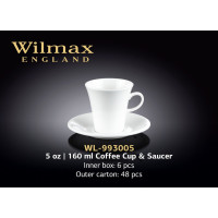 Wilmax Чашка кавова&блюдце 110мл WL-993005