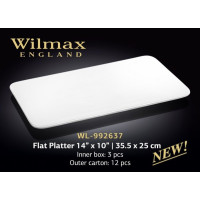 Wilmax Блюдо пласке прямокутне 35.5х25см WL-992637