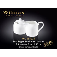Wilmax Набір(цукорниця 280мл,молочник 250мл)-2пр Color WL-995023