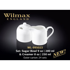 Wilmax Набір(цукорниця 280мл,молочник 250мл)-2пр Color WL-995023