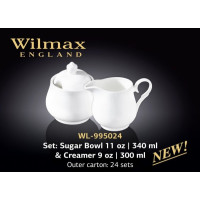 Wilmax Набір(цукорниця 340мл,молочник 300мл)-2пр Color WL-995024
