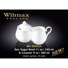 Wilmax Набір(цукорниця 340мл,молочник 300мл)-2пр Color WL-995024