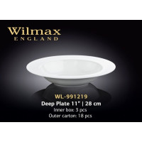 Тарілка глибока 28см. Wilmax - WL-991219