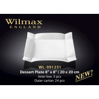 Wilmax Тарілка десертна 20x20см WL-991231