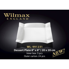 Wilmax Тарілка десертна 20x20см WL-991231