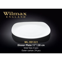 Wilmax Тарілка обідня квадратна 28см WL-991221