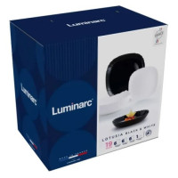 Luminarc Lotusia Black&White  Сервиз столовый 19предметов  -  Q3022
