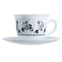 Luminarc Alcove Black Чайный сервиз 220 мл H2446