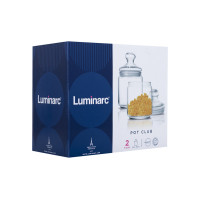 Банка LUMINARC CLUB Банка для продуктов набор 2х0.75 л. - P1425