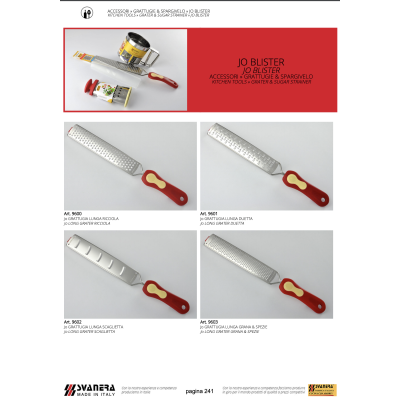 Терка кухонна професійна з чохлом 35.5см. Svanera Accessori - SV9603