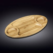 Wilmax.Bamboo.Блюдо овальне 40,5х23см-3секції WL-771040