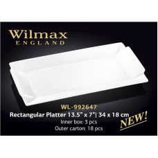 Wilmax.Блюдо прямокутне 34х18см WL-992647