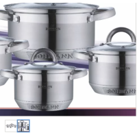 BOHMANN Кастрюля с крышкой 24 cm. 6.5л BH 0716-24