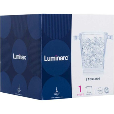 Відерце для льоду 1,3л.Lum.Sterling. - P6013
