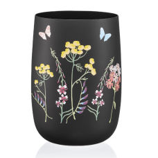 Ваза для квітів 18см. Herbal Black Bohemia - b82510-OB457