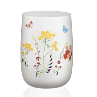 Ваза для квітів 18см. Herbal White Bohemia - b82510-OB458