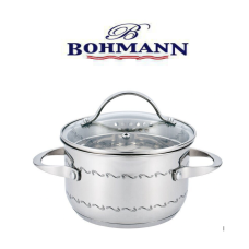 BOHMANN Кастрюля с крышкой 24 см. 5.8л.  BH 7010-24