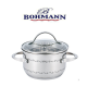 BOHMANN Кастрюля с крышкой 24 см. 5.8л.  BH 7010-24