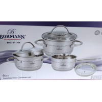 BOHMANN Набор посуды 6 предметов BH 7011-06