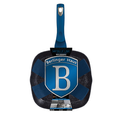 BERLINGERHAUS Royal Blue Сковорода гриль 28 см. BH-1649N