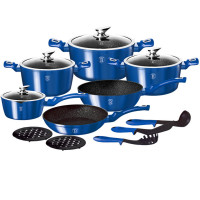 BERLINGERHAUS ROYAL BLUE Набор посуды 15 предметов BH-1659N