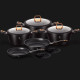 BERLINGERHAUS Black Rose Набор посуды 10 пред.BH-1645N