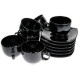 LUMINARC QUADRATO BLACK Сервиз чайный 6Х220 E8848