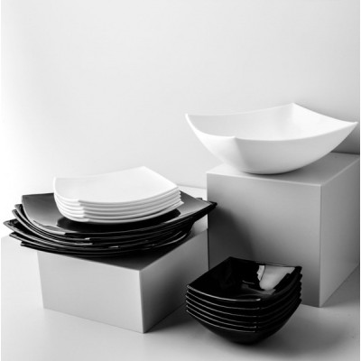 Салатник малий 14см. LUMINARC QUADRATO BLACK  - H3669