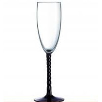 Luminarc Authentic Black Набір келихів/шампанське 170мл-3шт H5658