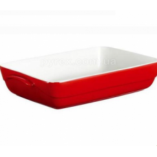 Форма с/к PYREX WAVE Red /25*18 см прямоугол.
